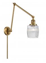  238-BB-G302 - Colton - 1 Light - 8 inch - Brushed Brass - Swing Arm