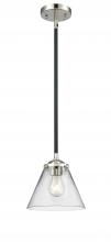  284-1S-BPN-G42 - Cone - 1 Light - 8 inch - Black Polished Nickel - Cord hung - Mini Pendant