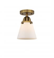  288-1C-BB-G61 - Cone - 1 Light - 6 inch - Brushed Brass - Semi-Flush Mount