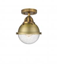  288-1C-BB-HFS-64-BB - Hampden - 1 Light - 7 inch - Brushed Brass - Semi-Flush Mount