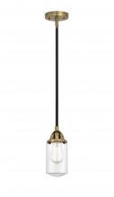  288-1S-BAB-G312 - Dover - 1 Light - 5 inch - Black Antique Brass - Cord hung - Mini Pendant