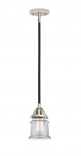  288-1S-BPN-G182S - Canton - 1 Light - 5 inch - Black Polished Nickel - Cord hung - Mini Pendant