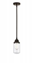  288-1S-OB-G312 - Dover - 1 Light - 5 inch - Oil Rubbed Bronze - Cord hung - Mini Pendant