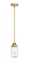  288-1S-SG-G314-LED - Dover - 1 Light - 5 inch - Satin Gold - Cord hung - Mini Pendant