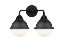  288-2W-BK-HFS-61-BK - Hampden - 2 Light - 15 inch - Matte Black - Bath Vanity Light