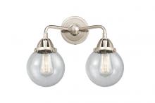  288-2W-PN-G204-6 - Beacon - 2 Light - 14 inch - Polished Nickel - Bath Vanity Light