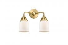  288-2W-SG-G51 - Bell - 2 Light - 13 inch - Satin Gold - Bath Vanity Light