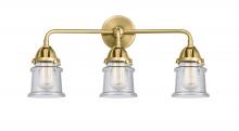  288-3W-SG-G184S - Canton - 3 Light - 23 inch - Satin Gold - Bath Vanity Light