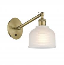  317-1W-AB-G411 - Dayton - 1 Light - 6 inch - Antique Brass - Sconce