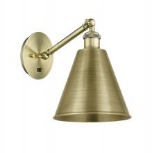  317-1W-AB-MBC-8-AB - Berkshire - 1 Light - 8 inch - Antique Brass - Sconce