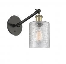  317-1W-BAB-G112 - Cobbleskill - 1 Light - 5 inch - Black Antique Brass - Sconce