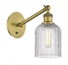  317-1W-BB-G559-5CL - Bridal Veil - 1 Light - 5 inch - Brushed Brass - Sconce