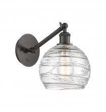  317-1W-OB-G1213-8 - Athens Deco Swirl - 1 Light - 8 inch - Oil Rubbed Bronze - Sconce