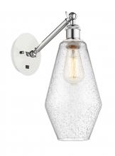 Innovations Lighting 317-1W-WPC-G654-7 - Cindyrella - 1 Light - 7 inch - White Polished Chrome - Adjustable Sconce