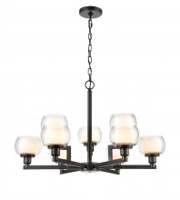 Innovations Lighting 330-9CR-BK-CLW - Cairo - 9 Light - 30 inch - Black - Chain Hung - Chandelier