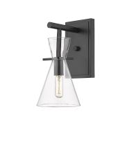  354-1W-BK-CL - Colden - 1 Light - 6 inch - Matte Black - Cord hung - Bath Vanity Light