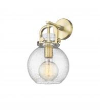  410-1W-BB-G410-8SDY - Newton Sphere - 1 Light - 8 inch - Brushed Brass - Sconce