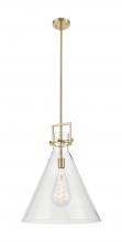 Innovations Lighting 411-1SL-CB-G411-18CL - Newton Cone - 1 Light - 18 inch - Champagne Bronze - Pendant