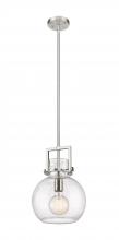  411-1SM-SN-G410-10SDY - Newton Sphere - 1 Light - 10 inch - Satin Nickel - Mini Pendant