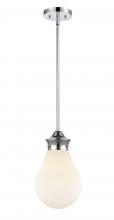 Innovations Lighting 414-1S-PC-8W - Genesis - 1 Light - 8 inch - Polished Chrome - Cord hung - Mini Pendant