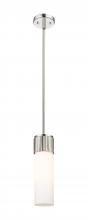  428-1S-PN-G428-12WH - Bolivar - 1 Light - 5 inch - Polished Nickel - Pendant