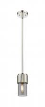  428-1S-PN-G428-7SM - Bolivar - 1 Light - 5 inch - Polished Nickel - Pendant