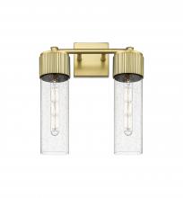  428-2W-BB-G428-12SDY - Bolivar - 2 Light - 14 inch - Brushed Brass - Bath Vanity Light