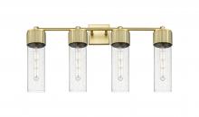  428-4W-BB-G428-12SDY - Bolivar - 4 Light - 31 inch - Brushed Brass - Bath Vanity Light