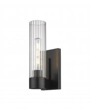  429-1W-BK-G429-11CL - Empire - 1 Light - 5 inch - Matte Black - Sconce