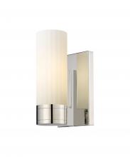  429-1W-PN-G429-8WH - Empire - 1 Light - 5 inch - Polished Nickel - Sconce