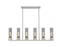  429-6I-SN-G429-8SM - Empire - 6 Light - 44 inch - Satin Nickel - Linear Pendant