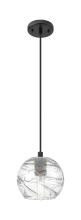 Innovations Lighting 434-1P-BK-G1213-6CL - Crown Point - 1 Light - 6 inch - Matte Black - Pendant