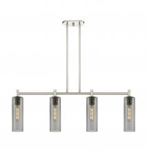  434-4I-PN-G434-12SM - Crown Point - 4 Light - 44 inch - Polished Nickel - Island Light