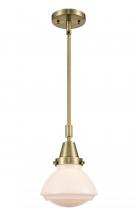  447-1S-AB-G321 - Olean - 1 Light - 7 inch - Antique Brass - Mini Pendant