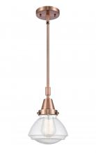 Innovations Lighting 447-1S-AC-G324 - Olean - 1 Light - 7 inch - Antique Copper - Mini Pendant