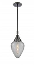  447-1S-BK-G165 - Geneseo - 1 Light - 7 inch - Matte Black - Mini Pendant