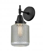  447-1W-BK-G262 - Stanton - 1 Light - 6 inch - Matte Black - Sconce