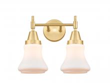  447-2W-SG-G191 - Bellmont - 2 Light - 15 inch - Satin Gold - Bath Vanity Light