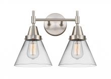  447-2W-SN-G42 - Cone - 2 Light - 17 inch - Satin Nickel - Bath Vanity Light