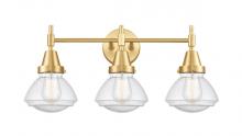  447-3W-SG-G324 - Olean - 3 Light - 25 inch - Satin Gold - Bath Vanity Light