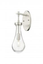  451-1W-SN-G451-5CL - Owego - 1 Light - 5 inch - Satin Nickel - Sconce