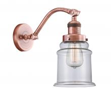  515-1W-AC-G182 - Canton - 1 Light - 6 inch - Antique Copper - Sconce