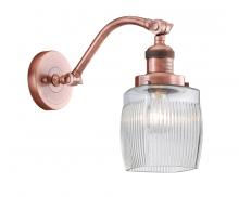  515-1W-AC-G302 - Colton - 1 Light - 6 inch - Antique Copper - Sconce