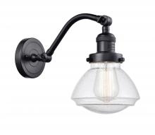  515-1W-BK-G324 - Olean - 1 Light - 7 inch - Matte Black - Sconce