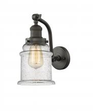  515-1W-OB-G184 - Canton - 1 Light - 6 inch - Oil Rubbed Bronze - Sconce