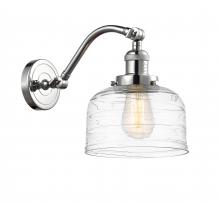  515-1W-PC-G713 - Bell - 1 Light - 8 inch - Polished Chrome - Sconce