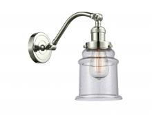  515-1W-PN-G184 - Canton - 1 Light - 6 inch - Polished Nickel - Sconce