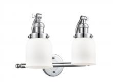  515-2W-PC-G51 - Bell - 2 Light - 18 inch - Polished Chrome - Bath Vanity Light