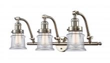  515-3W-SN-G182S - Canton - 3 Light - 28 inch - Brushed Satin Nickel - Bath Vanity Light