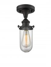  516-1C-OB-232-CL - Kingsbury - 1 Light - 4 inch - Oil Rubbed Bronze - Flush Mount